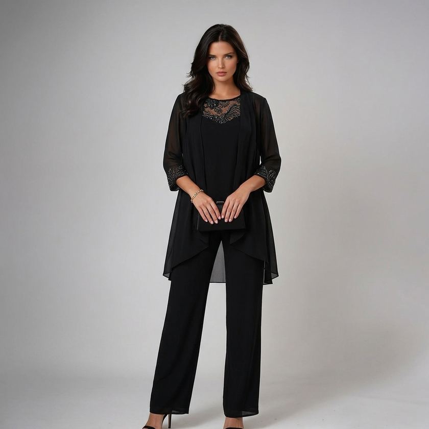 Iva - Conjunto Elegante de Três Peças