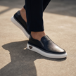 TORINO – Sapatilha Homem Slip-On em Pele