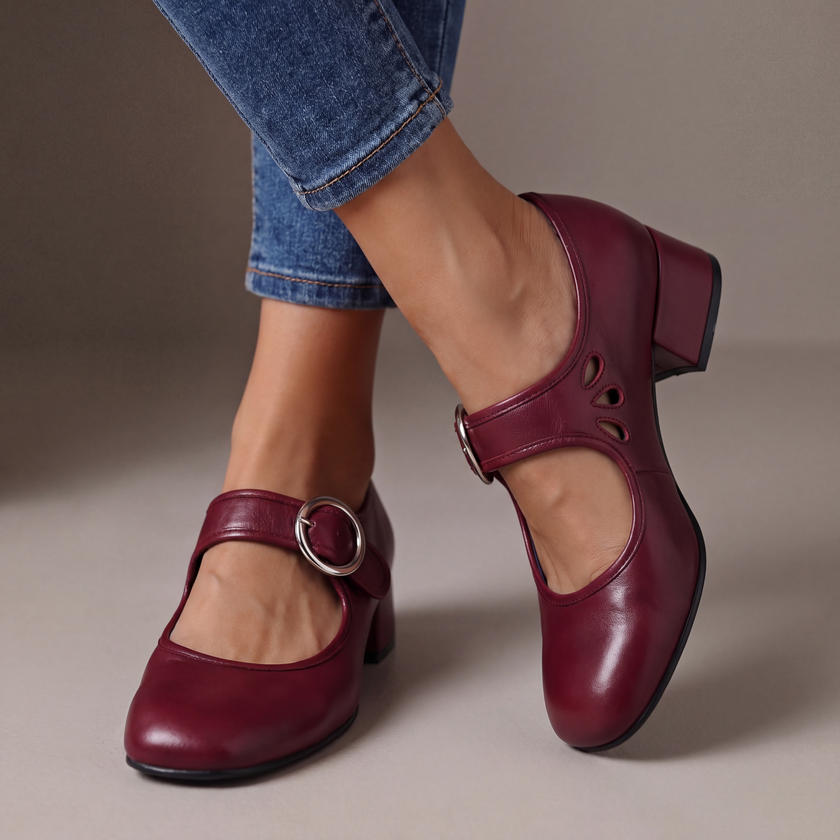 Josephine | Mary Janes em couro conforto