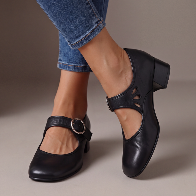 Josephine | Mary Janes em couro conforto