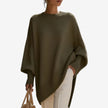Helene — Poncho assimétrico drapeado