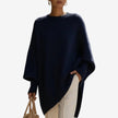 Helene — Poncho assimétrico drapeado