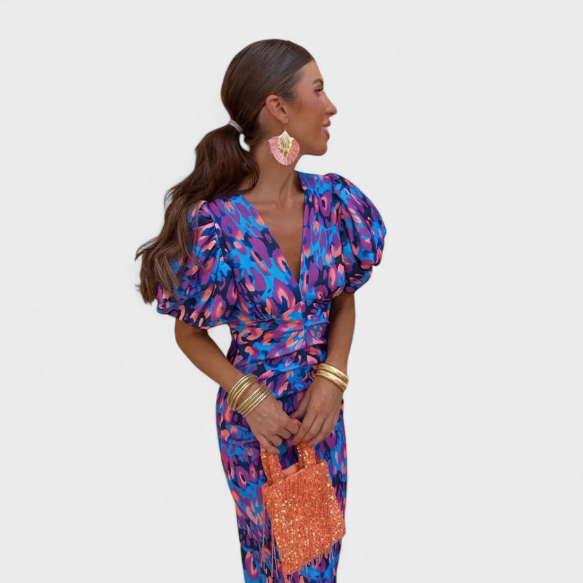 Vestido Fuego Tropical feminino