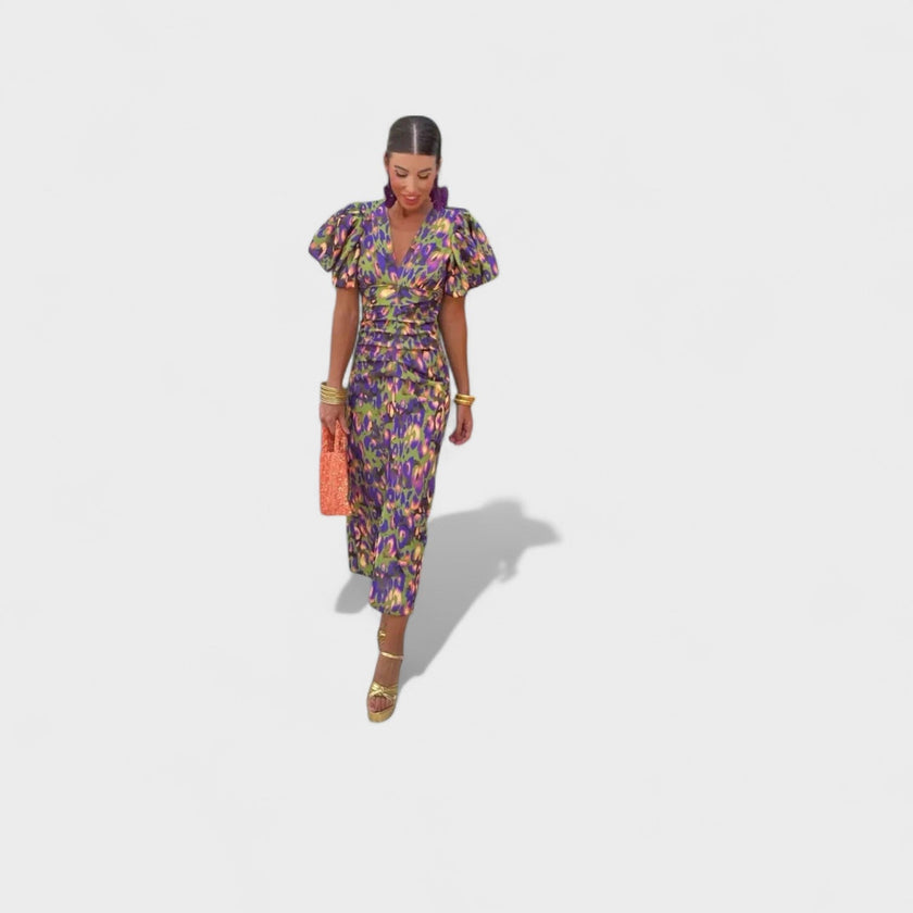 Vestido Fuego Tropical feminino