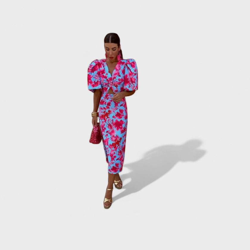 Vestido Fuego Tropical feminino