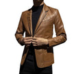 Toby | Casaco de Couro Casual Elegante