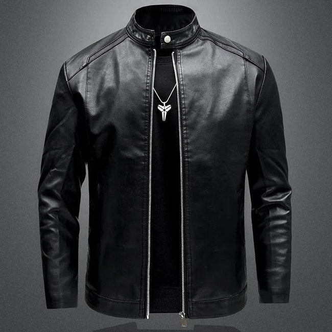 Beckett | Casaco Motard de Couro Elegante