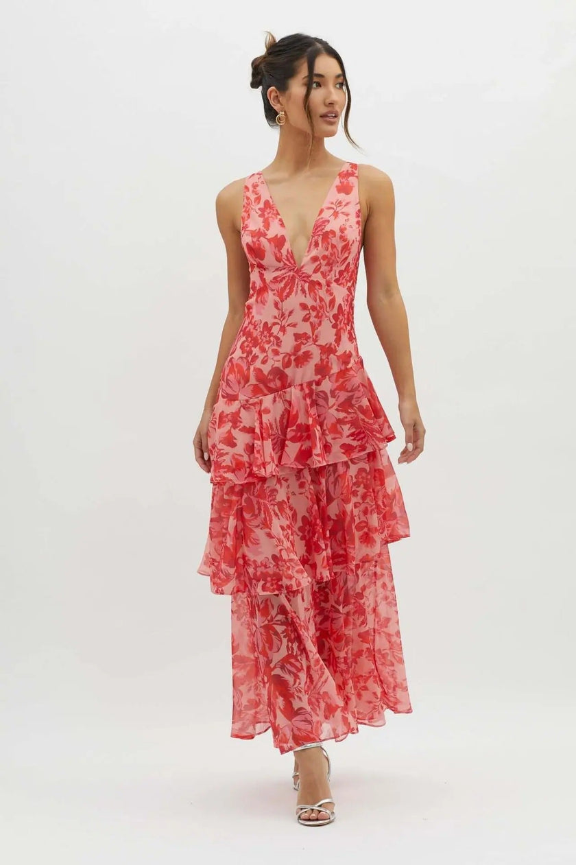 Vestido Longo Elegante feminino