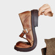 Manon – Sapatos de pele com fivelas laterais