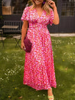 Vestido maxi elegante feminino