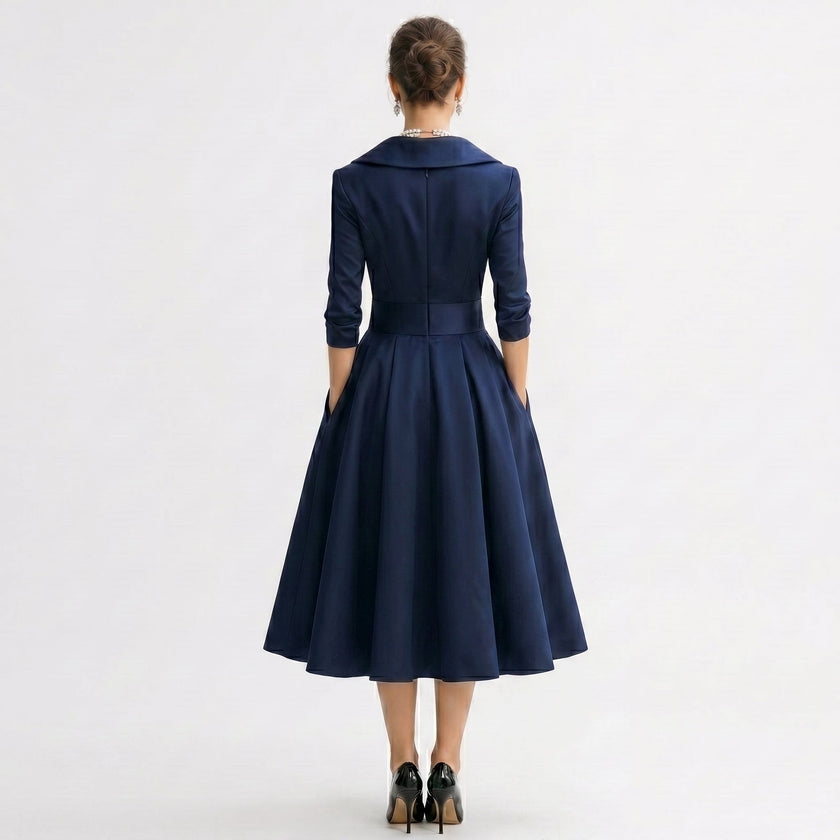 Rosa – Vestido Vintage Elegante