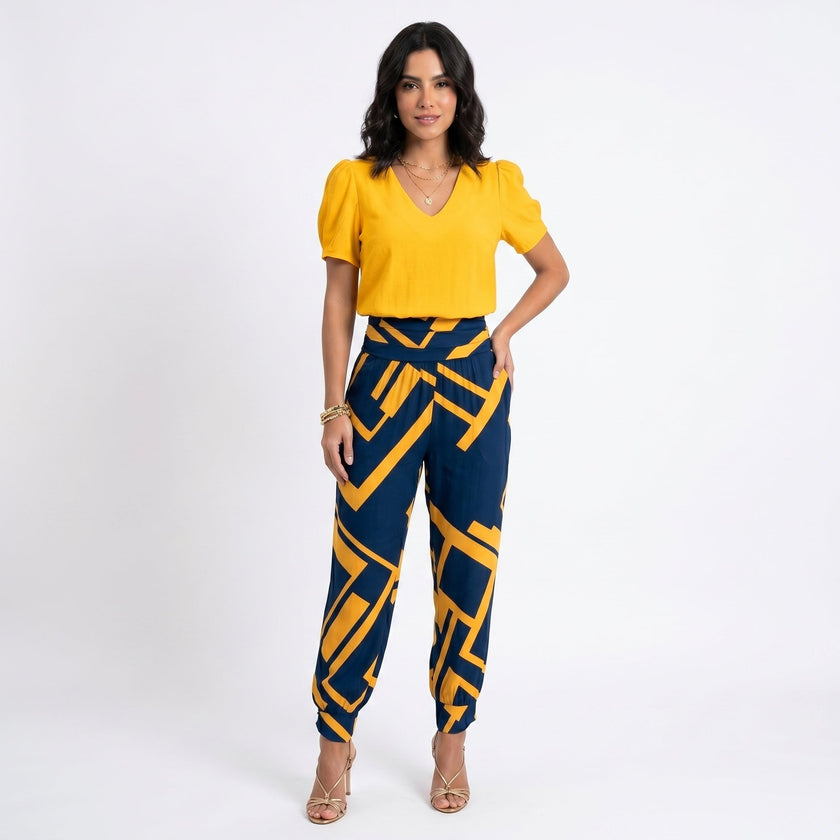 Margarida - Macacão elegante para senhora