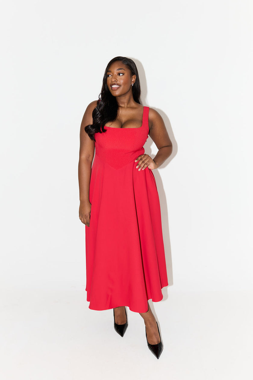 Vestido Midi Intemporal feminino