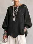 Mirela | Camisola Oversized de Malha Vazada