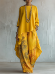 Ayla  | Conjunto Estampado Floral Artístico Elegante