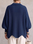 Isadora | Cardigan Longo com Grandes Botões Metálicos