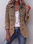 Célia | Casaco leopardo vintage com folhos