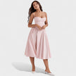 O vestido com corset feminino