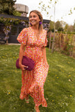 Vestido maxi elegante feminino