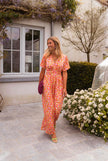 Vestido maxi elegante feminino