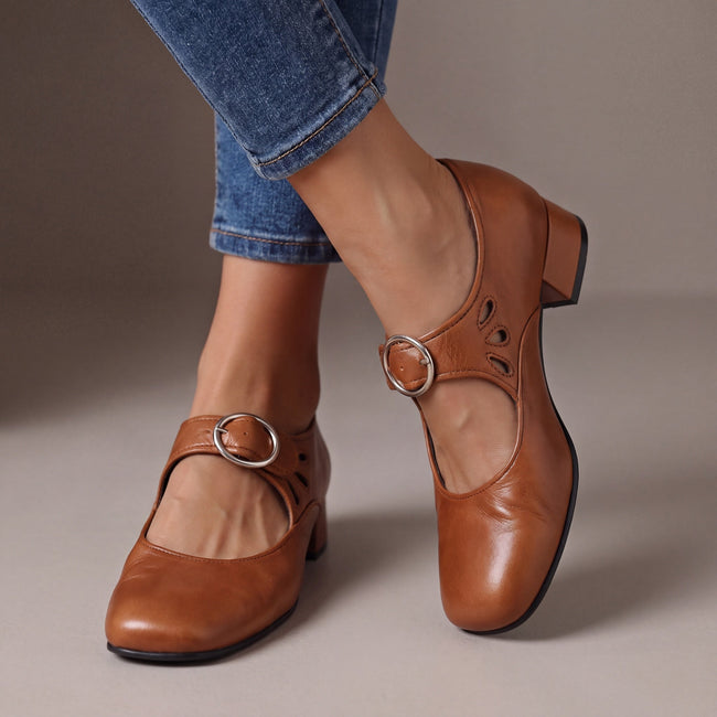 Josephine | Mary Janes em couro conforto
