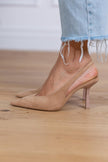 Sapatos slingback com elegância refinada feminino