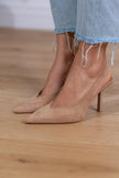 Sapatos slingback com elegância refinada feminino