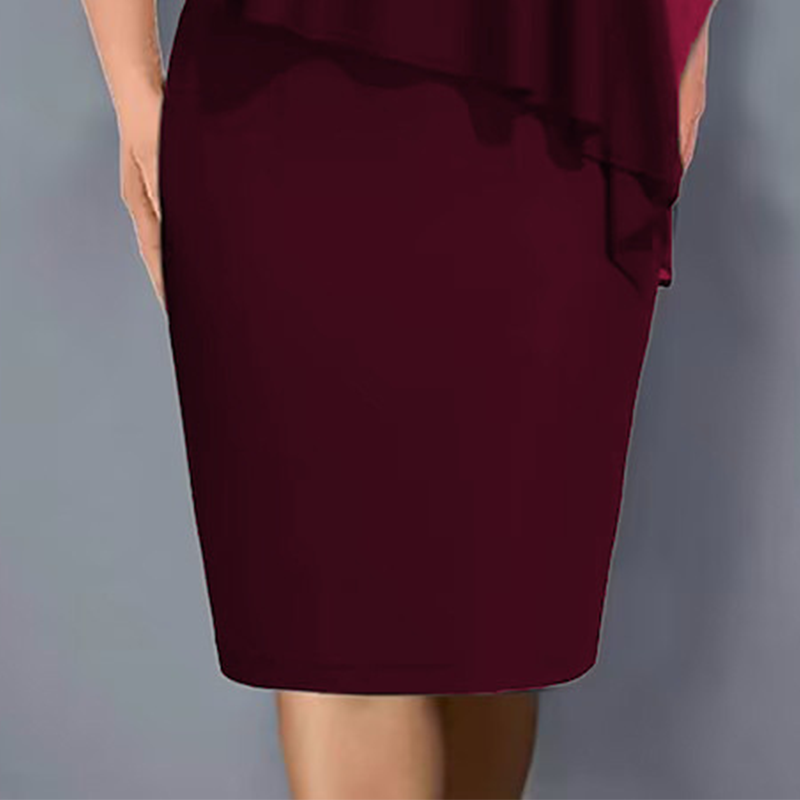 Helena — Vestido Elegante com Sobreposição Fluida e Brilhos