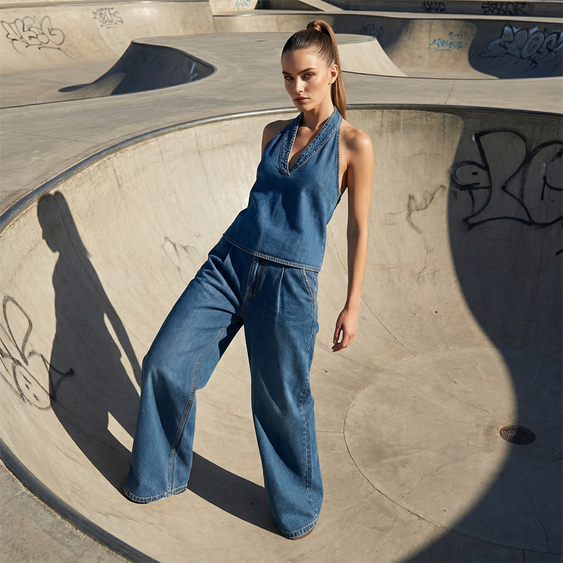 Íris - Denim Fluidez Natural