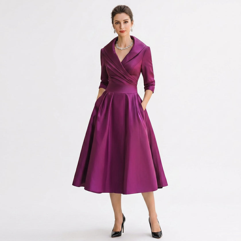 Rosa – Vestido Vintage Elegante