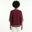 Francisca | Blusa com Mangas de Folhos