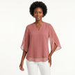 Francisca | Blusa com Mangas de Folhos
