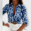 Blusa de gola clássica feminino