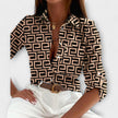 Blusa de gola clássica feminino