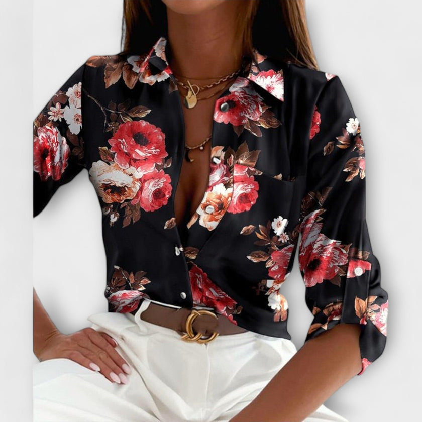 Blusa de gola clássica feminino